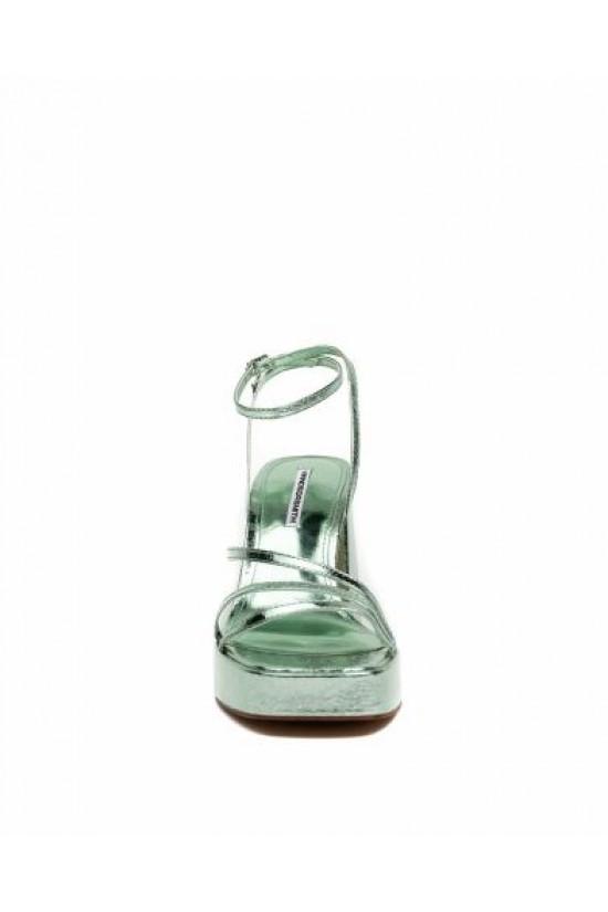 Green Women's Leather High Heel Sandals Windsor Smith - 0112000658 Green Women's Leather High Heel Sandals Windsor Smith - 0112000658