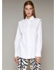 White Basic shirt with pads -W1-7004