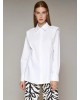 White Basic shirt with pads -W1-7004 White Basic shirt with pads -W1-7004