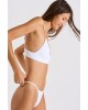 Women's White Bikini bottom - Banana moon Lita Scrunchy