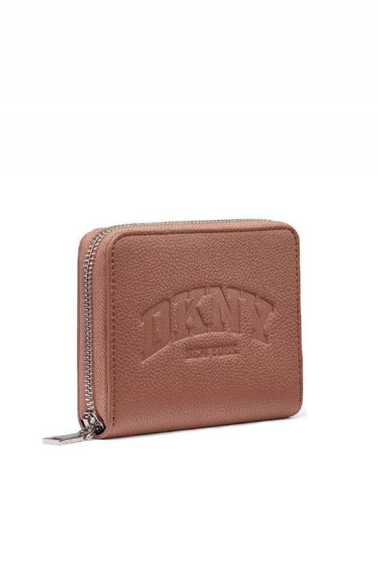 Γυναικείο μικρό μπεζ πορτοφόλι - DKNY Hadlee Small R541AO38