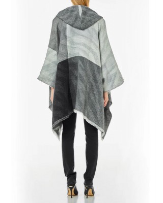 Γυναικείο poncho με σχέδιο - Liu Jo 2F4023T0300 Γυναικείο poncho με σχέδιο - Liu Jo 2F4023T0300