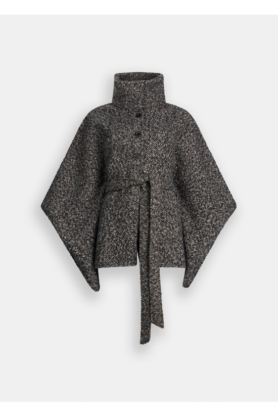 Γυναικείο poncho με ζώνη - Liu Jo 2F5025T0300