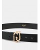 Γυναικεία μαύρη ζώνη με αγκράφα - Liu Jo AF5328E0077