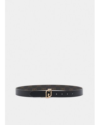 Γυναικεία μαύρη ζώνη διπλής όψης - Liu Jo AF5239E0053 Γυναικεία μαύρη ζώνη διπλής όψης - Liu Jo AF5239E0053