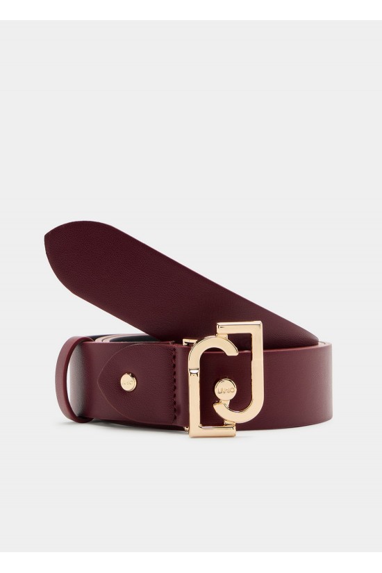 Γυναικεία μπορντό ζώνη με αγκράφα - Liu Jo AF5328E0077