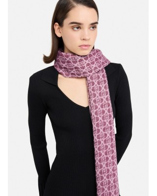 Γυναικείο κόκκινο κασκόλ με λογότυπο - Liu Jo 2F5018T0300 Γυναικείο κόκκινο κασκόλ με λογότυπο - Liu Jo 2F5018T0300