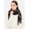 Women's black scarf with logo - Liu Jo 2F5039 T0300