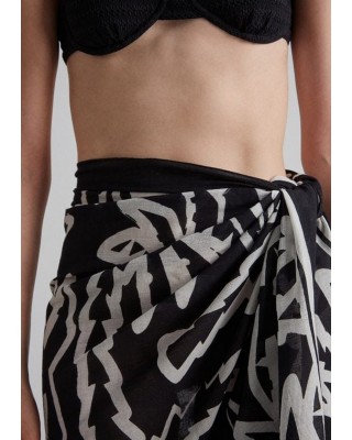 Γυναικείο παρεό με print - Sea you soon Mallorca 35011010 Γυναικείο παρεό με print - Sea you soon Mallorca 35011010