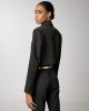 Γυναικείο μαύρο κοντό σακάκι - Spell 34-1109