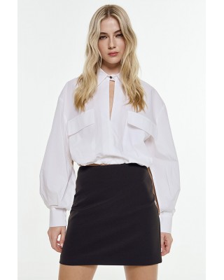 Γυναικεία μίνι μαύρη φούστα - Spell 34-6072