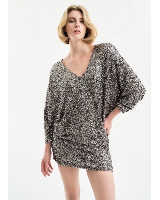 Γυναικείο μίνι φόρεμα με παγίετα - Spell 34-3003 Γυναικείο μίνι φόρεμα με παγίετα - Spell 34-3003