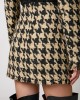 Γυναικεία μίνι φούστα pied-de-poule lurex - Access 34-6034