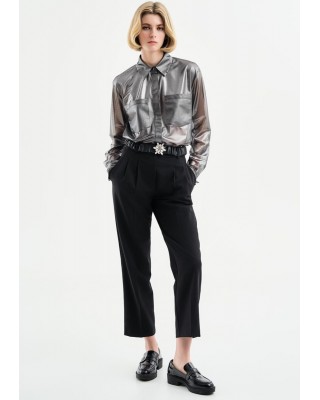 Γυναικείο ψηλόμεσο παντελόνι με πίετες - Access 34-5121 Γυναικείο ψηλόμεσο παντελόνι με πίετες - Access 34-5121