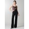 Leopard drape top -  Access 34-2128
