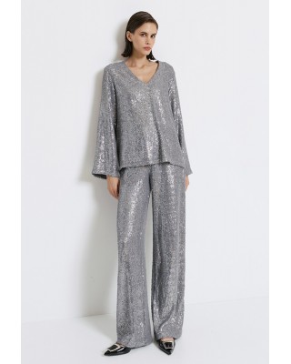 Γυναικεία μπλούζα με παγιέτα - Access 44-2198 Γυναικεία μπλούζα με παγιέτα - Access 44-2198