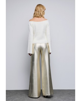 Γυναικεία χρυσή ψηλόμεση παντελόνα - Access 44-5082 Γυναικεία χρυσή ψηλόμεση παντελόνα - Access 44-5082