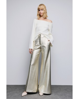 Γυναικεία χρυσή ψηλόμεση παντελόνα - Access 44-5082 Γυναικεία χρυσή ψηλόμεση παντελόνα - Access 44-5082