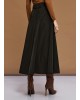 Γυναικεία μαύρη φούστα ταφτάς κλός - Access 54-6057 Γυναικεία μαύρη φούστα ταφτάς κλός - Access 54-6057