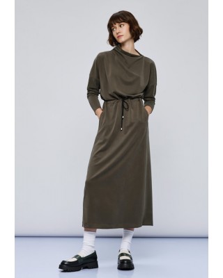 Γυναικείο λαδί μακρύ φόρεμα - Eight 54-3315 Γυναικείο λαδί μακρύ φόρεμα - Eight 54-3315