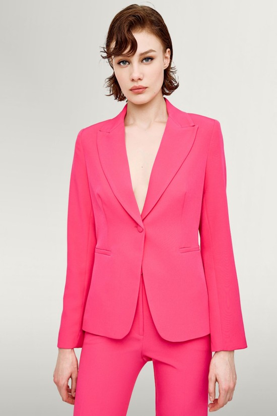 Γυναικείο Σακάκι μεσάτο μονόκουμπο - Access - 43-1099