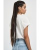Γυναικεία λευκή κοντομάνικη μπλούζα με τύπωμα - Spell 43-2262