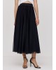 Γυναικεία μάξι μαύρη φούστα με τούλι- Access 43-6061
