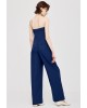 Γυναικεία μπλε ολόσωμη φόρμα στράπλες - Access 43-5503