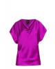 Γυναικεία μπλούζα σατέν με ντραπέ λεπτομέρειες - Access 43-2071