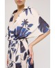 Γυναικείο φόρεμα κρουαζέ με floral τύπωμα - Access 43-3349