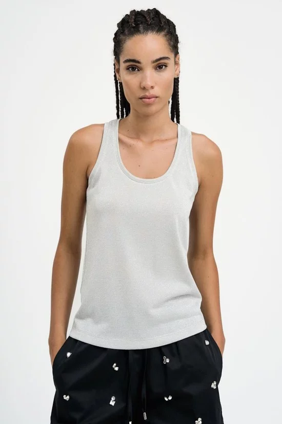 Γυναικείο lurex τοπ basic - Aceess 43-2162 Γυναικείο lurex τοπ basic - Aceess 43-2162