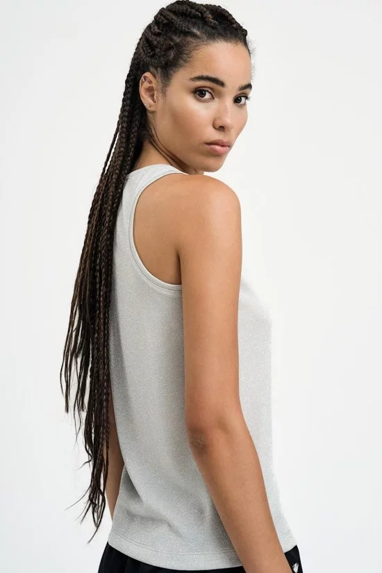Γυναικείο lurex τοπ basic - Aceess 43-2162 Γυναικείο lurex τοπ basic - Aceess 43-2162