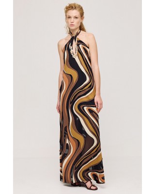 Γυναικείο μακρύ φόρεμα με κεντήματα - Spell 43-3414 Γυναικείο μακρύ φόρεμα με κεντήματα - Spell 43-3414