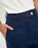 Γυναικείο μπλε ψηλόμεσο παντελόνι - Access 43-5178