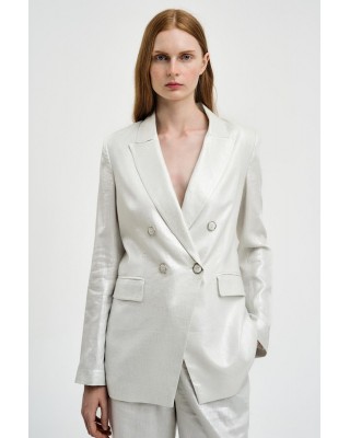 Γυναικείο σταυρωτό σακάκι γυαλιστερό - Access 43-1024