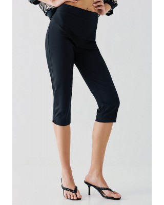 Γυναικείο μαύρο κάπρι παντελόνι - Spell 53-5120