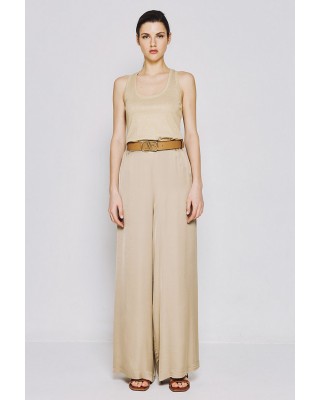 Γυναικεία σατέν παντελόνα με λάστιχο - Access 53-5144