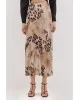 Γυναικεία μπεζ σατέν φούστα με animal print - Access 53-6006 Γυναικεία μπεζ σατέν φούστα με animal print - Access 53-6006