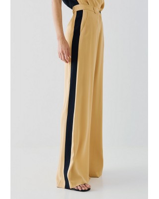 Γυναικεία χρυσή παντελόνα με φάσες - Access 53-5029 Γυναικεία χρυσή παντελόνα με φάσες - Access 53-5029