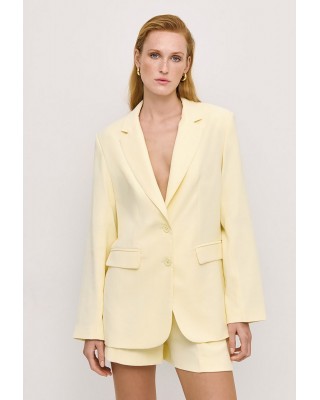 Γυναικείο ανοιχτό κίτρινο σακάκι - Eight 53-1055 Γυναικείο ανοιχτό κίτρινο σακάκι - Eight 53-1055