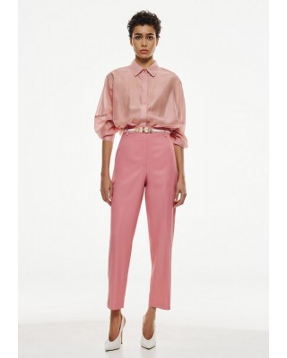 Γυναικείο ροζ ψηλόμεσο παντελόνι - Access 53-5102