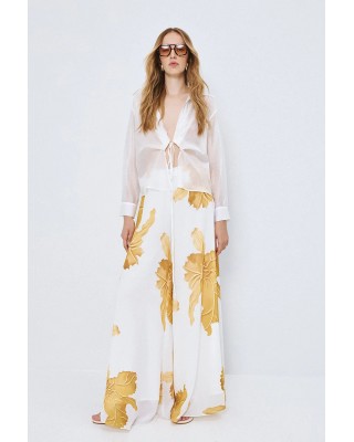 Γυναικεία κρουαζέ μπλούζα με γιακά - Access 63-2209