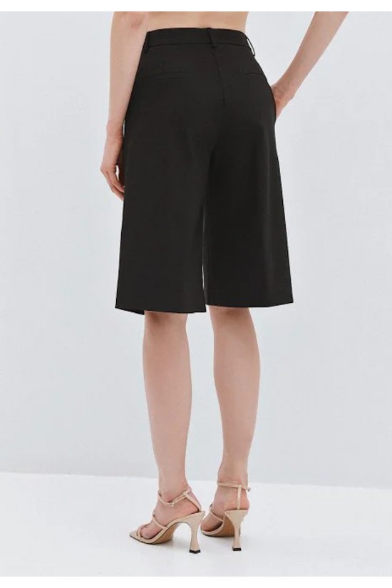 Γυναικεία μαύρη ψηλόμεση βερμούδα - Spell 63-5148