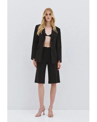 Γυναικεία μαύρη ψηλόμεση βερμούδα - Spell 63-5148