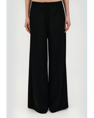 Γυναικεία μαύρη ψηλόμεση παντελόνα - Access 63-5056