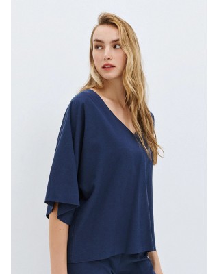 Γυναικεία μπλε κοντομάνικη μπλούζα - Access 63-2012 Γυναικεία μπλε κοντομάνικη μπλούζα - Access 63-2012