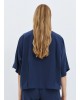 Γυναικεία μπλε κοντομάνικη μπλούζα - Access 63-2012