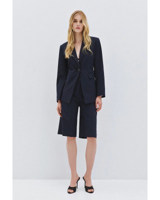 Γυναικεία μπλε ψηλόμεση βερμούδα - Spell 63-5148