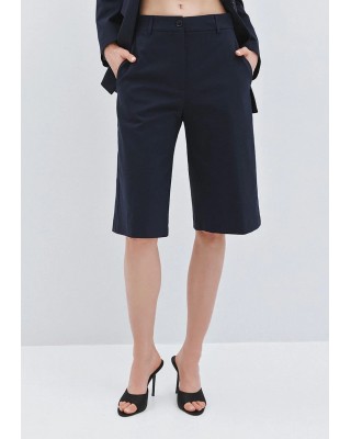 Γυναικεία μπλε ψηλόμεση βερμούδα - Spell 63-5148