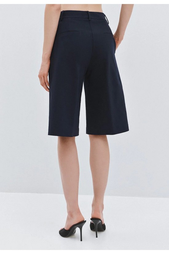 Γυναικεία μπλε ψηλόμεση βερμούδα - Spell 63-5148